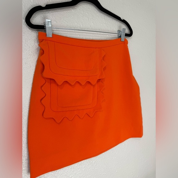 Victoria Beckham Orange  Skirt Sz XS- S - Picture 4 of 8